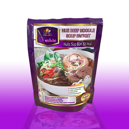 G&oacute;i s&uacute;p b&uacute;n b&ograve; Huế - GFnature Hue Beef Noodle Soup packet