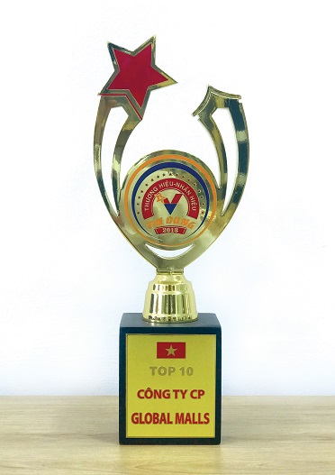 Global Malls - Top 10 Thương Hiệu, Nh&atilde;n Hiệu tin d&ugrave;ng 2018