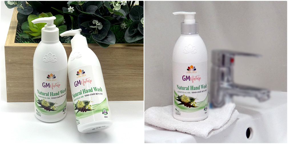 GMnature Natural Hand Wash - Tinh chất rửa ch&eacute;n c&oacute; khả năng ức chế sự ph&aacute;t triển của E.Coli l&ecirc;n đến 99,9%